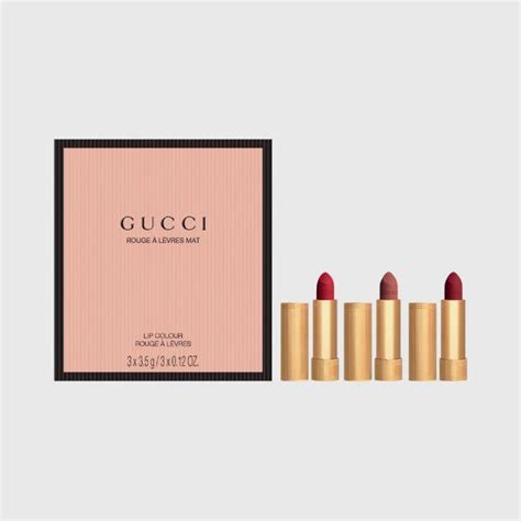 gucci beauty lipstick set|gucci lipstick for women.